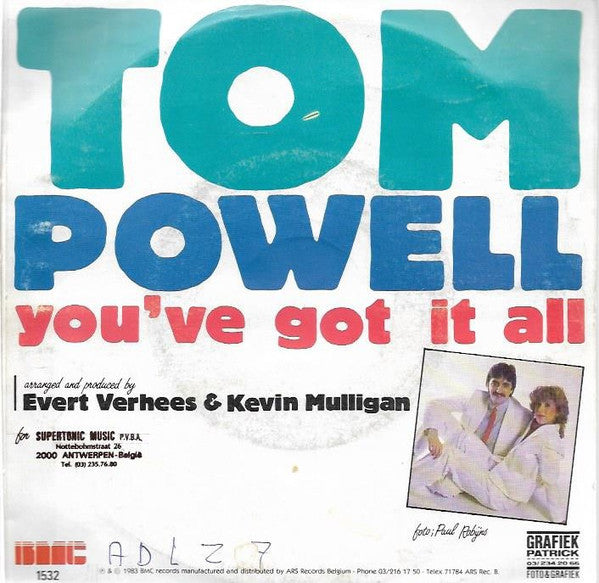 Tom Powell : You've Got It All (7")