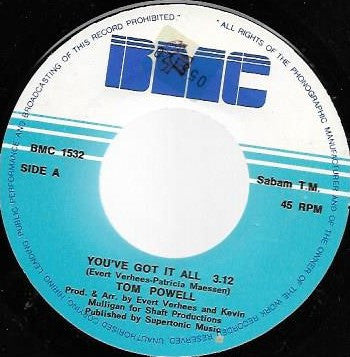 Tom Powell : You've Got It All (7")