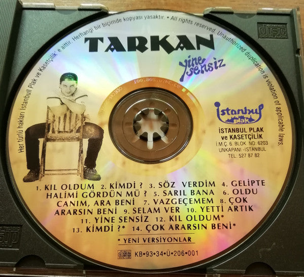 Tarkan : Yine Sensiz...  (CD, Album, Ext)