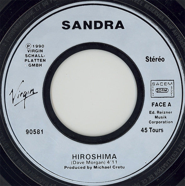 Sandra : Hiroshima (7", Single)