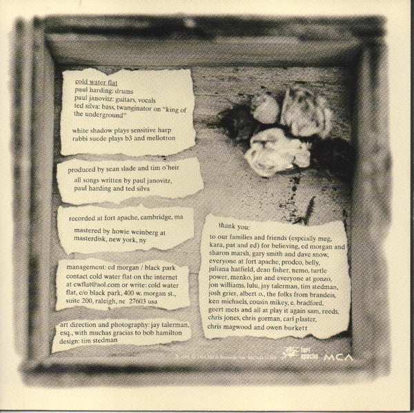 Cold Water Flat : Cold Water Flat (CD, Album)