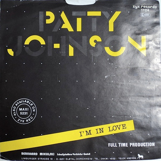Patty Johnson : I'm In Love (7")