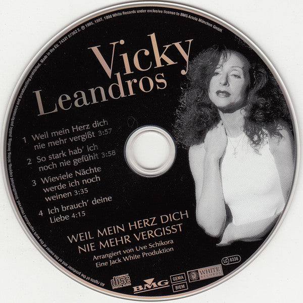 Vicky Leandros : Weil Mein Herz Dich Nie Mehr Vergisst (CD, Single)