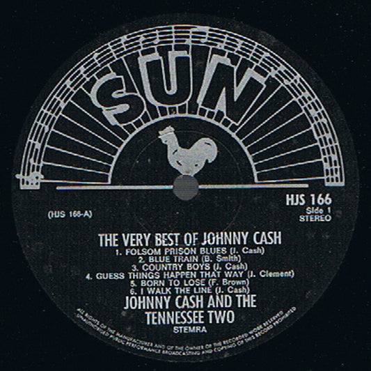 Johnny Cash & The Tennessee Two : The Very Best Of Johnny Cash (LP, Comp)