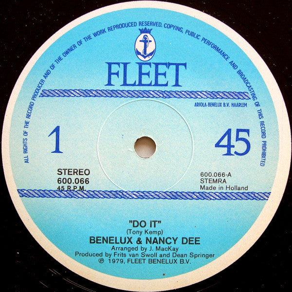 Benelux & Nancy Dee : Do It / Taste Me (12", Single)