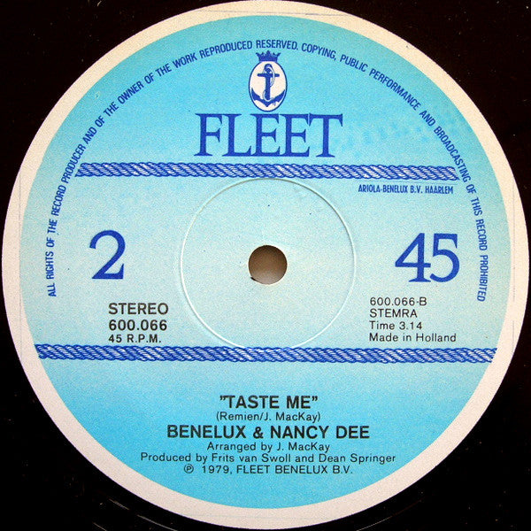 Benelux & Nancy Dee : Do It / Taste Me (12", Single)
