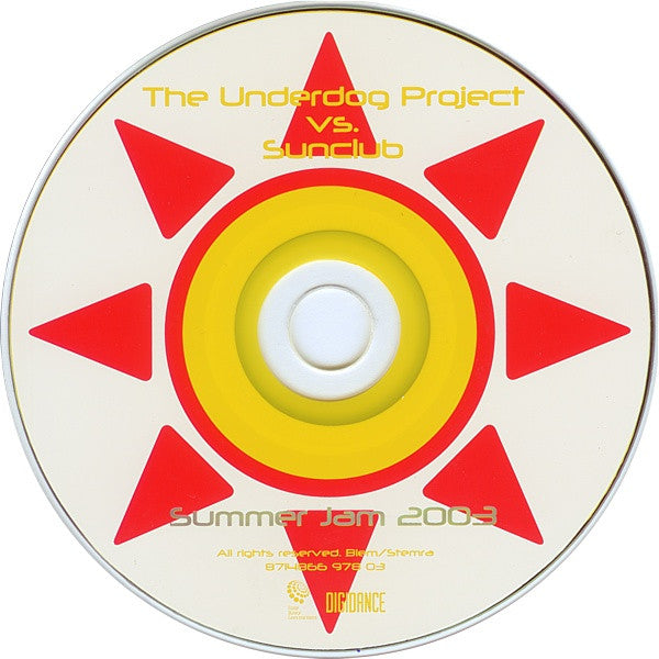 The Underdog Project vs. The Sunclub : Summer Jam 2003 (CD, Single)