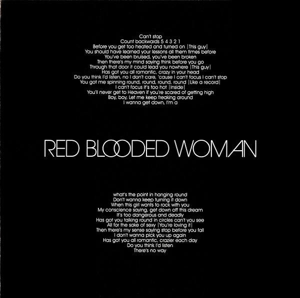 Kylie Minogue : Red Blooded Woman (CD, Maxi, Enh)