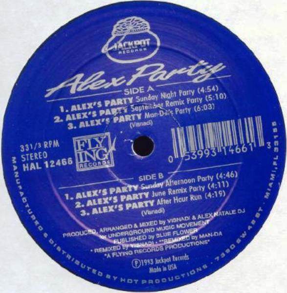 Alex Party : Alex's Party (12")