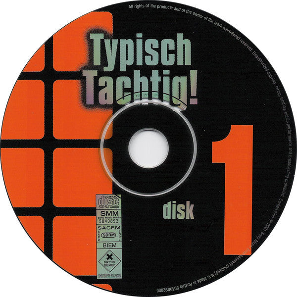 Various : Typisch Tachtig! (De 100 Grootste Hits) (5xCD, Comp)