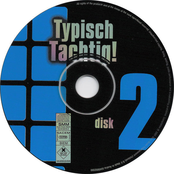 Various : Typisch Tachtig! (De 100 Grootste Hits) (5xCD, Comp)