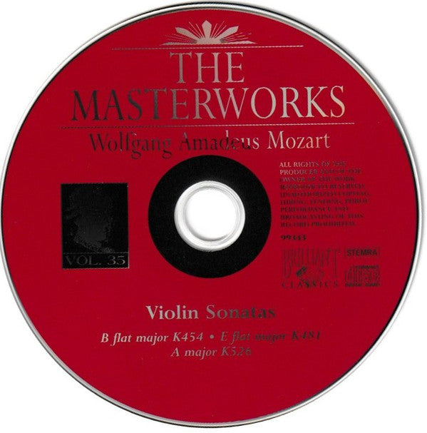 Wolfgang Amadeus Mozart, Joseph Silverstein, Derek Han : Violin Sonatas K454 / K481 / K526 (CD, Comp)