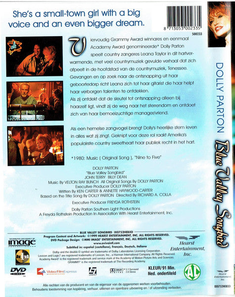 Dolly Parton : Blue Valley Songbird (DVD-V, PAL, Reg)