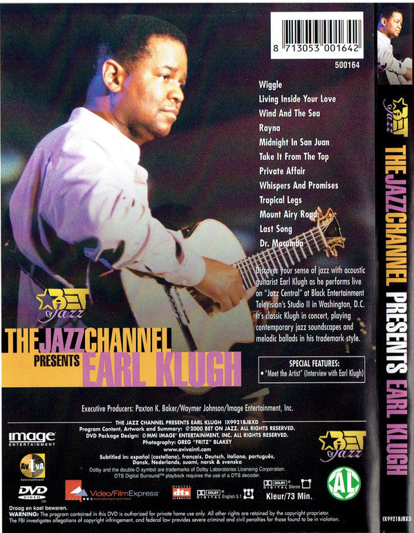 Earl Klugh : The Jazz Channel Presents Earl Klugh (DVD-V, PAL)