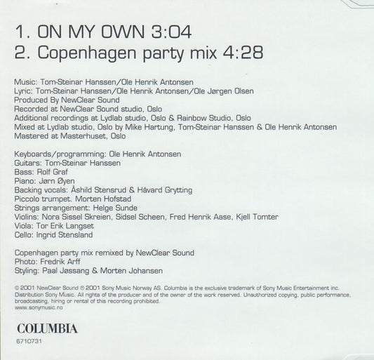 Haldor Laegreid : On My Own (CD, Single)