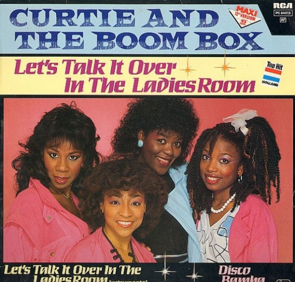 Curtie And The Boombox : Let's Talk It Over In The Ladies Room (12", Maxi)