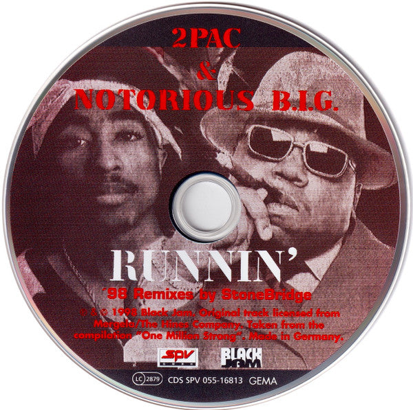 2Pac & Notorious B.I.G. : Runnin' ('98 Remixes By StoneBridge) (CD)