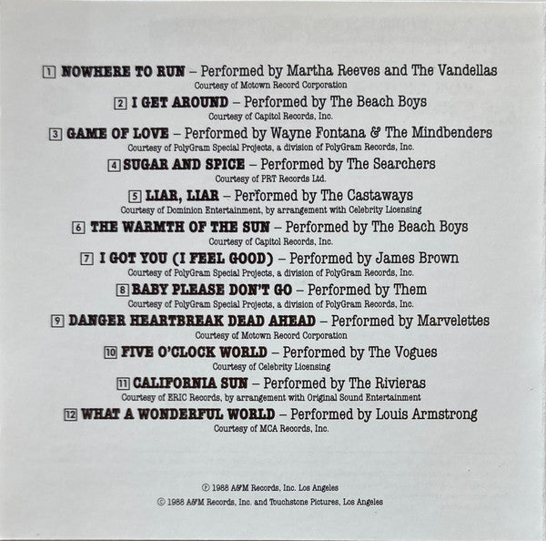 Various : Good Morning, Vietnam - The Original Motion Picture Soundtrack (CD, Album, Comp)