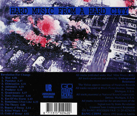 Underground Resistance : Revolution For Change (CD, Album, Comp)