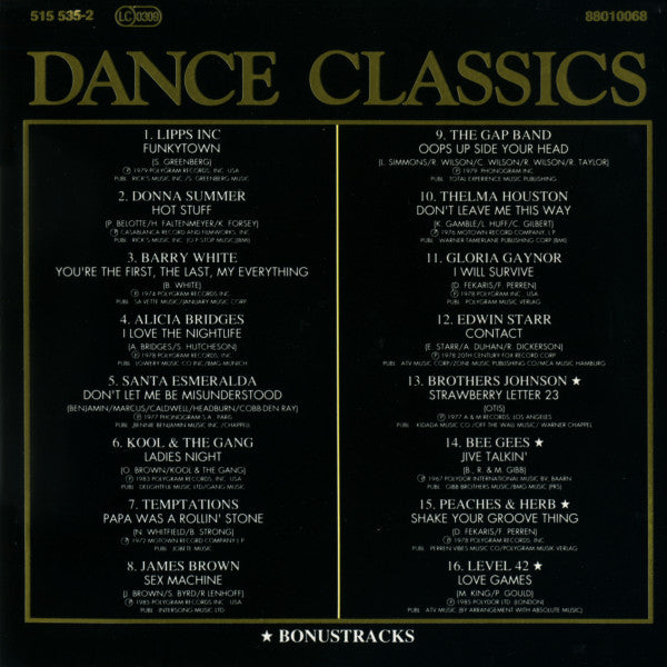 Various : Dance Classics Volume 5 (CD, Comp)