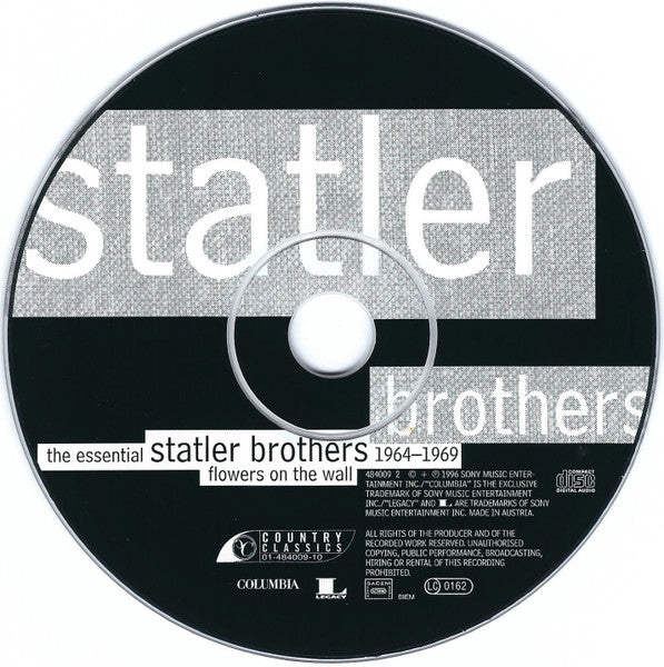 The Statler Brothers : Flowers On The Wall: The Essential Statler Brothers 1964–1969 (CD, Comp)