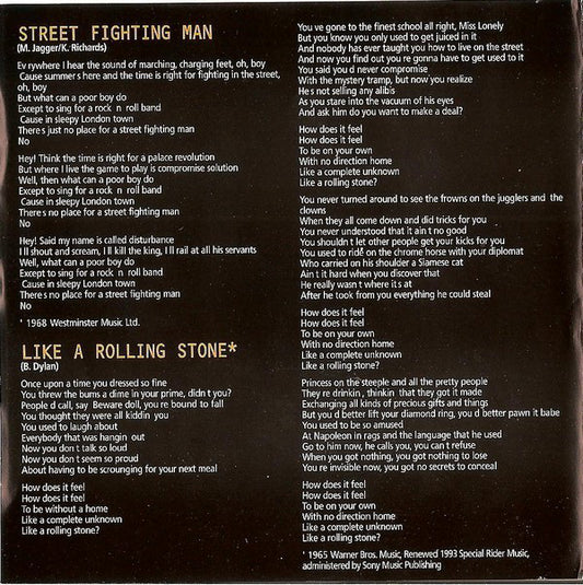 The Rolling Stones : Stripped (CD, Album)