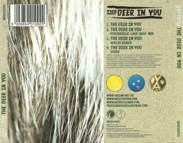 Gerling : The Deer In You (CD, Single, Enh)