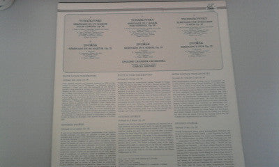 Pyotr Ilyich Tchaikovsky / Antonín Dvořák - English Chamber Orchestra, Enrique Garcia Asensio : Serenades For Strings (LP)
