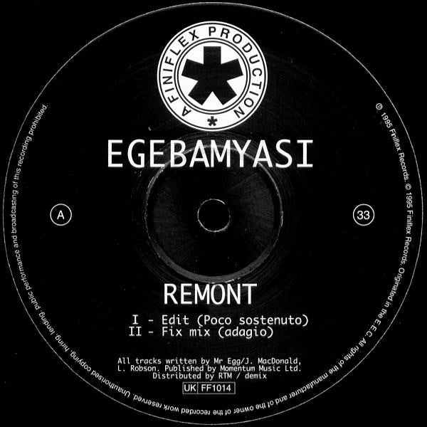Ege Bam Yasi Accompanied By Soloist Lucy Robson : Remont (Nymphony No. 1 In D Major Op. 35) (12")