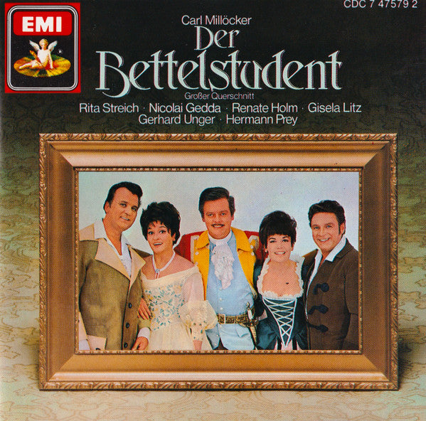 Carl Millöcker, Rita Streich, Nicolai Gedda, Renate Holm, Gisela Litz, Gerhard Unger, Hermann Prey, Symphonie-Orchester Graunke, Franz Allers : Der Bettelstudent. Highlights (CD, Comp)
