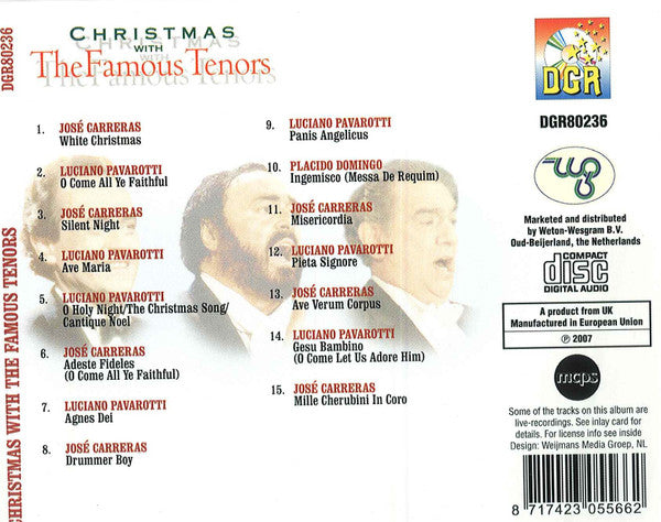 Various : Christmas With The Famous Tenors (CD, Comp)