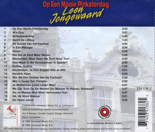 Leen Jongewaard : Op Een Mooie Pinksterdag (CD, Comp, RE)