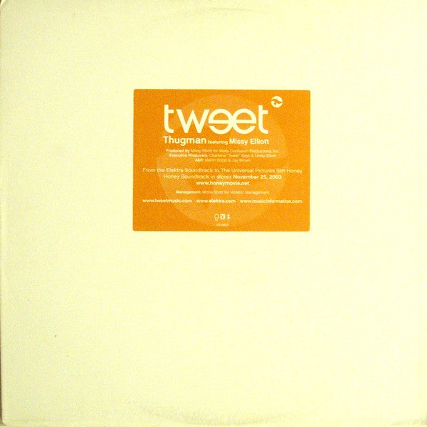 Tweet featuring Missy Elliott : Thugman (12", Promo)