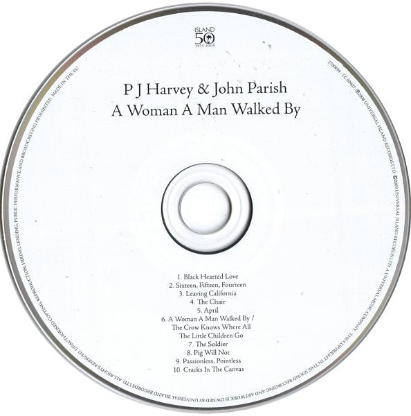 PJ Harvey & John Parish : A Woman A Man Walked By (CD, Album, Sup)