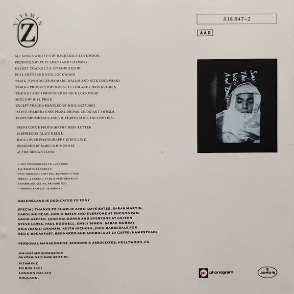 Vitamin Z : Sharp Stone Rain (CD, Album)