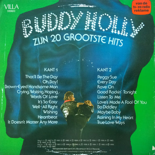 Buddy Holly : Zijn 20 Grootste Hits (LP, Comp)