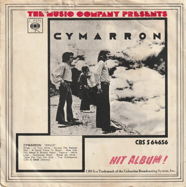Cymarron : Rings (7", Single, Tex)