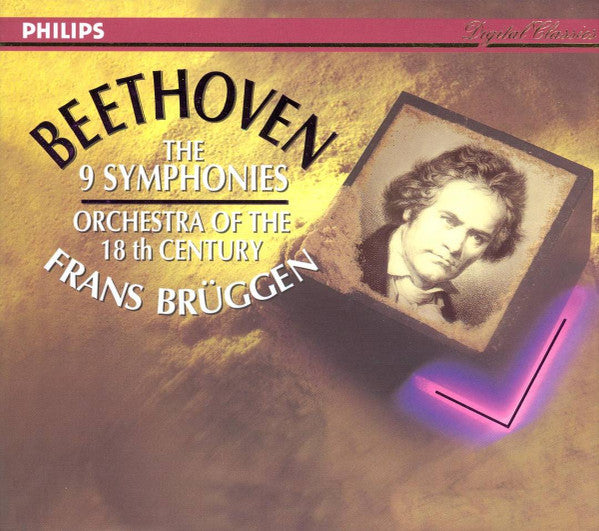Ludwig van Beethoven - Orchestra Of The 18th Century, Frans Brüggen : The 9 Symphonies (5xCD, Comp)