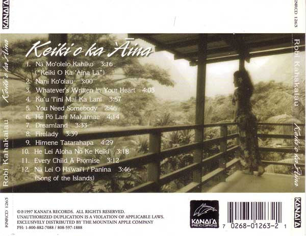Robi Kahakalau : Keiki O Ka `Aina (CD, Album)