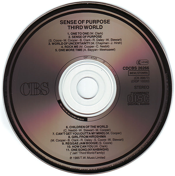 Third World : Sense Of Purpose (CD, Album)