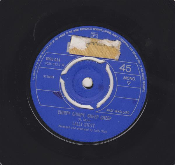 Lally Stott : Chirpy Chirpy, Cheep Cheep / Henry James (7", Single, Mono, 3-p)