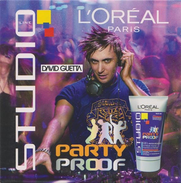 David Guetta : L'Oréal Paris Studio Line Party Proof (CD, Promo)