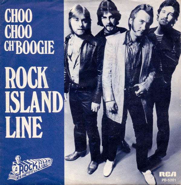 Rock Island Line : Choo Choo Ch'Boogie (7", Blu)