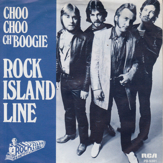 Rock Island Line : Choo Choo Ch'Boogie (7", Blu)