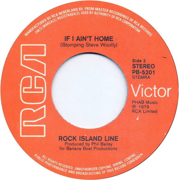 Rock Island Line : Choo Choo Ch'Boogie (7", Blu)