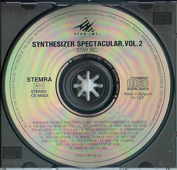 Star Inc. : Synthesizer Spectacular, Vol. 2 (CD, Album)