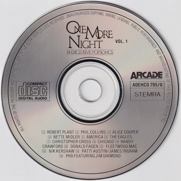 Various : One More Night (14 Exclusive Popsongs) (Volume 1) (CD, Comp)