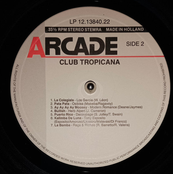 Various : Club Tropicana (2xLP, Comp)