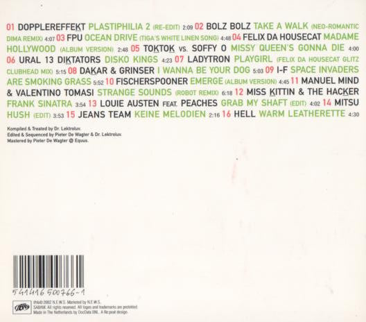 Dr. Lektroluv : Lektroluv - An Elektion Of Elektrifying Elektro Pop (CD, Comp, Mixed)