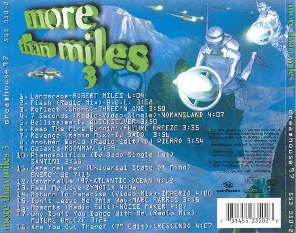 Various : More Than Miles 3 - Dreamhouse 97 (CD, Comp)